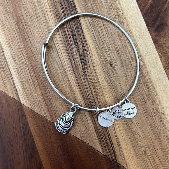 Alex and Ani Jewelry Alex And Ani Oyster Shell Charm Bracelet In